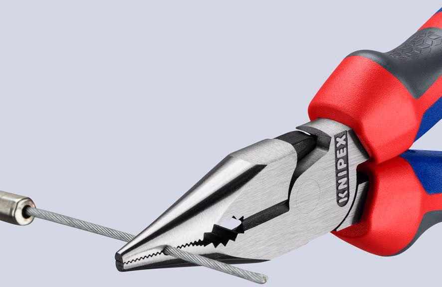 Spitzkombizange L.145mm pol.Comfort-Griff schwarz atram
