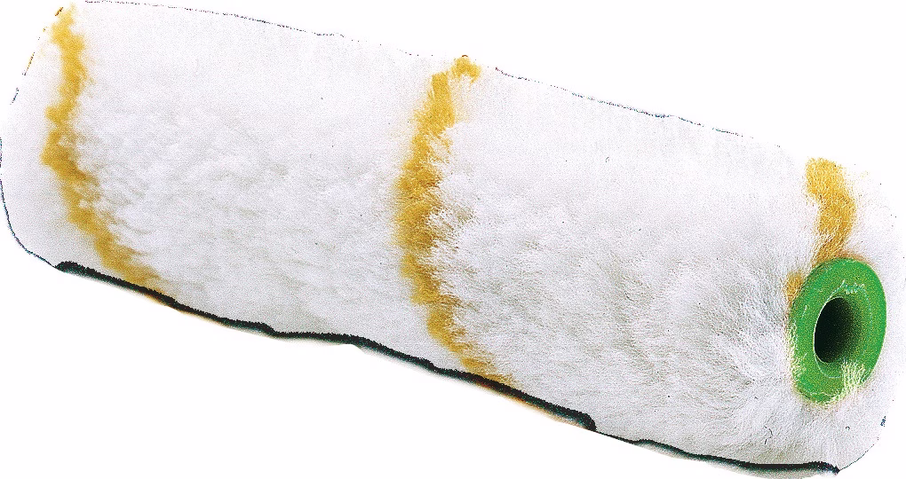 Kleinflächenwalze Gelbfaden B.100mm Florhöhe 12mm Kern-D.15mm 10 St./Pack