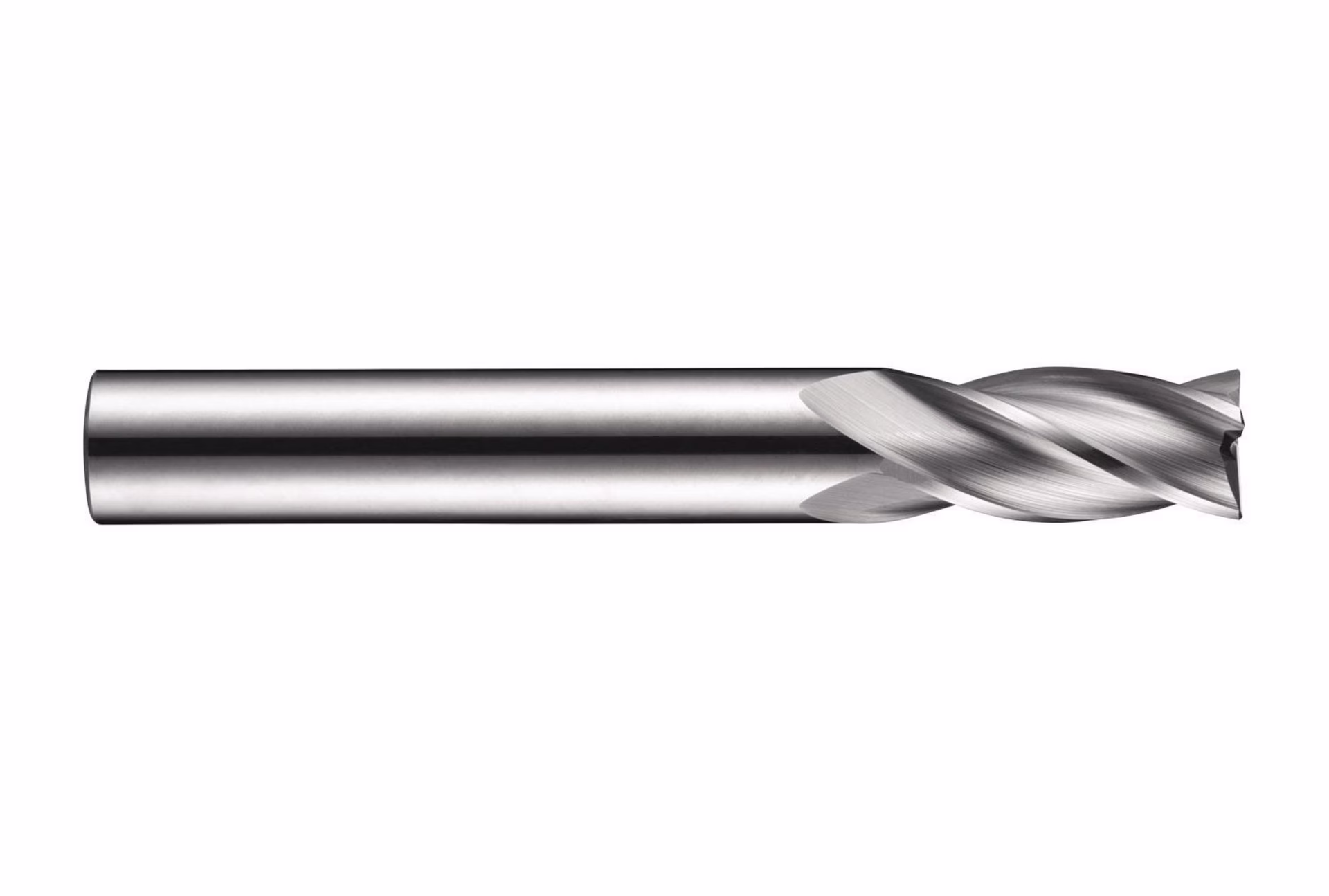 Schaftfräser S904 D.2mm Gesamt-L.38mm Schneiden-L.6mm HM Blank 30Grad Z.4