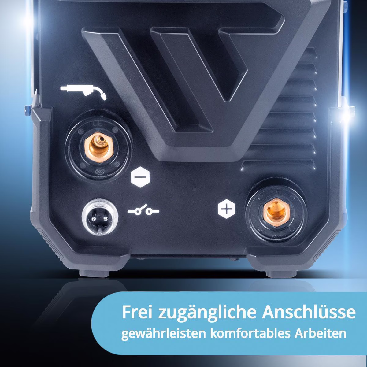 Fülldrahtschweißgerät Mini FLUX 120 ST Digital m.Zub.20-120 A gasg
