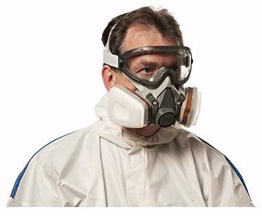 Halbmaske 6002C A2P2 Mehrweg inkl. Wechselfilter grau