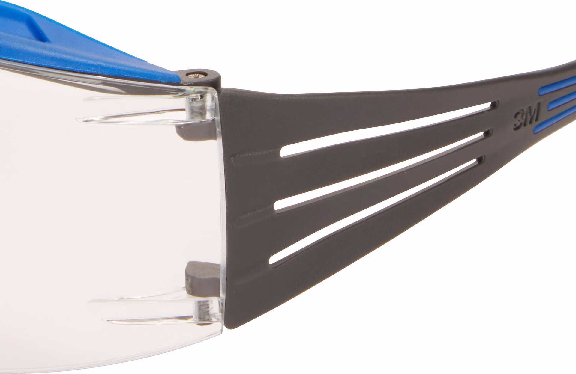 Schutzbrille SecureFit™ 400X EN 166 Bügel blau/grau,Scheibe klar PC