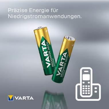 Akku Recharge Accu Phone AAA/Micro