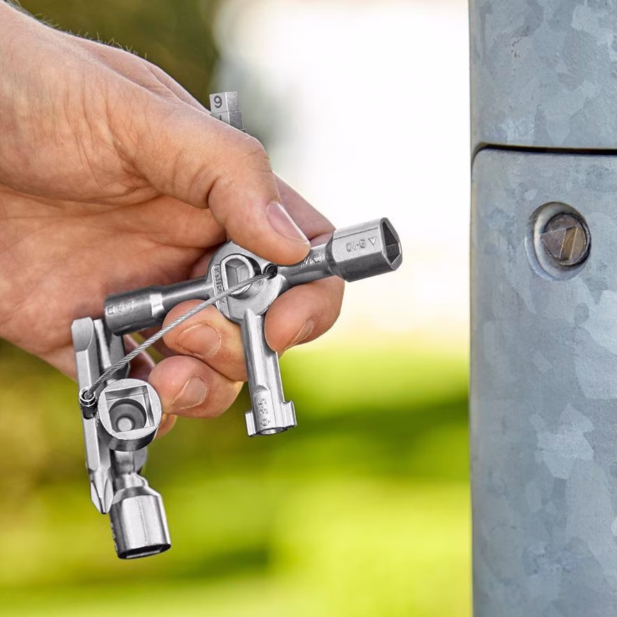Schaltschrankschlüssel TwinKey® 6 Funktionen m.Magnet Verb