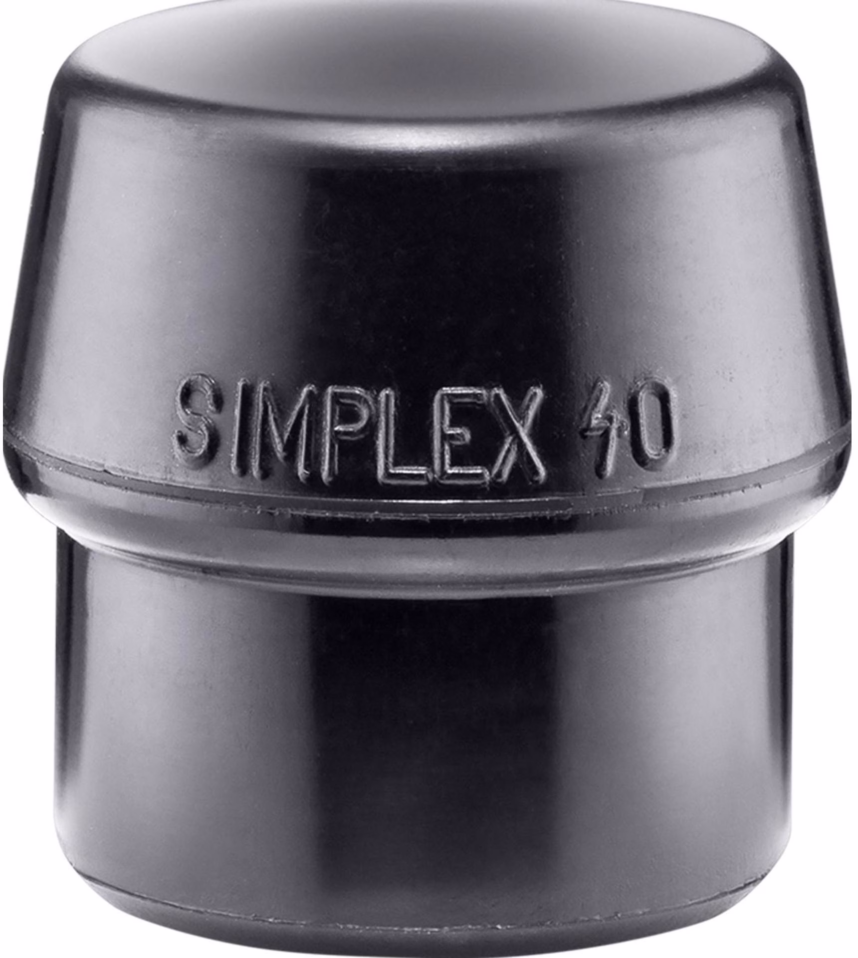 Schonhammerkopf SIMPLEX Kopf-Ø 40mm Gum.schwarz mittelh
