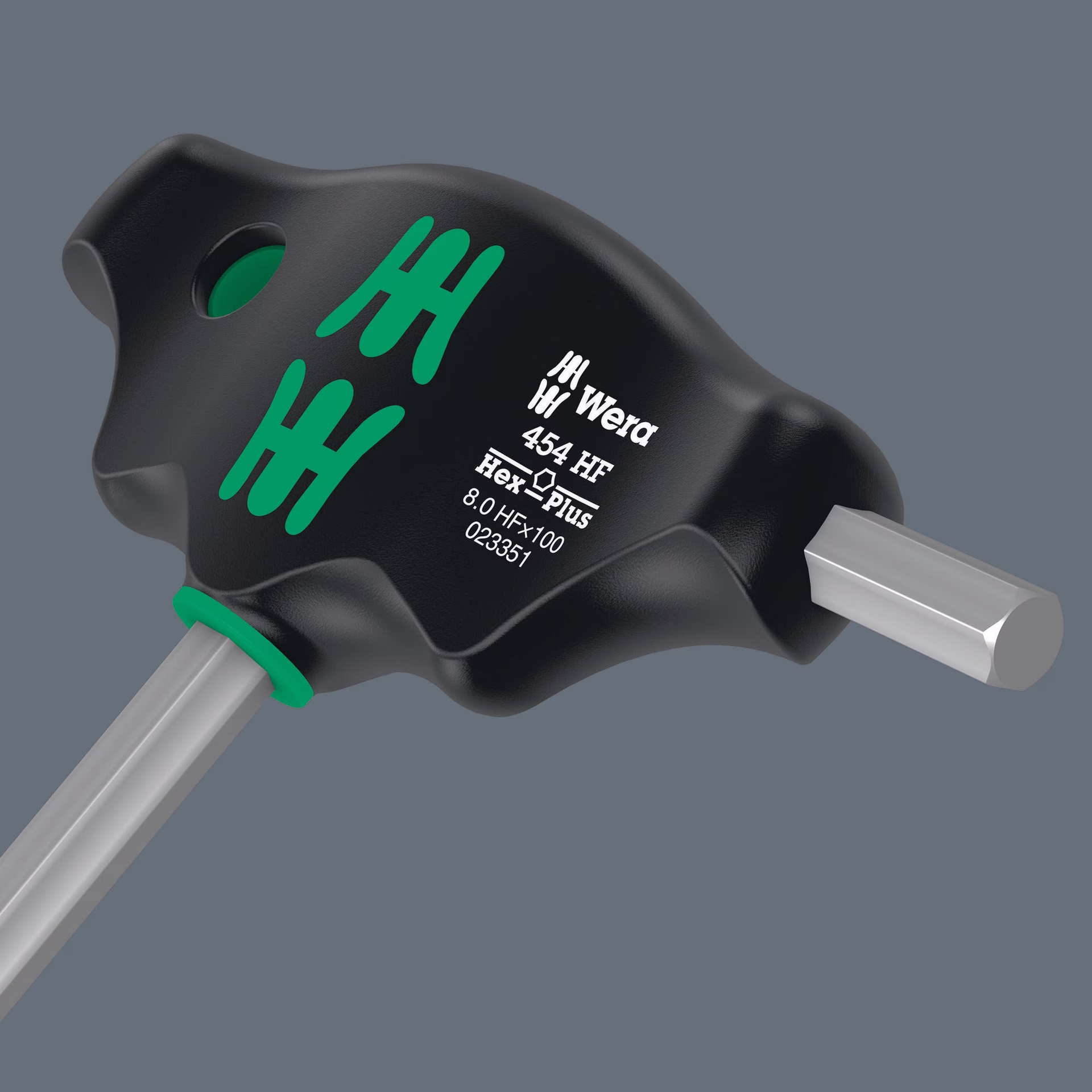 Sechskantschraubendreher 454 HF SW 3mm Klingenlänge 100mm Quergriff Hex-Plus