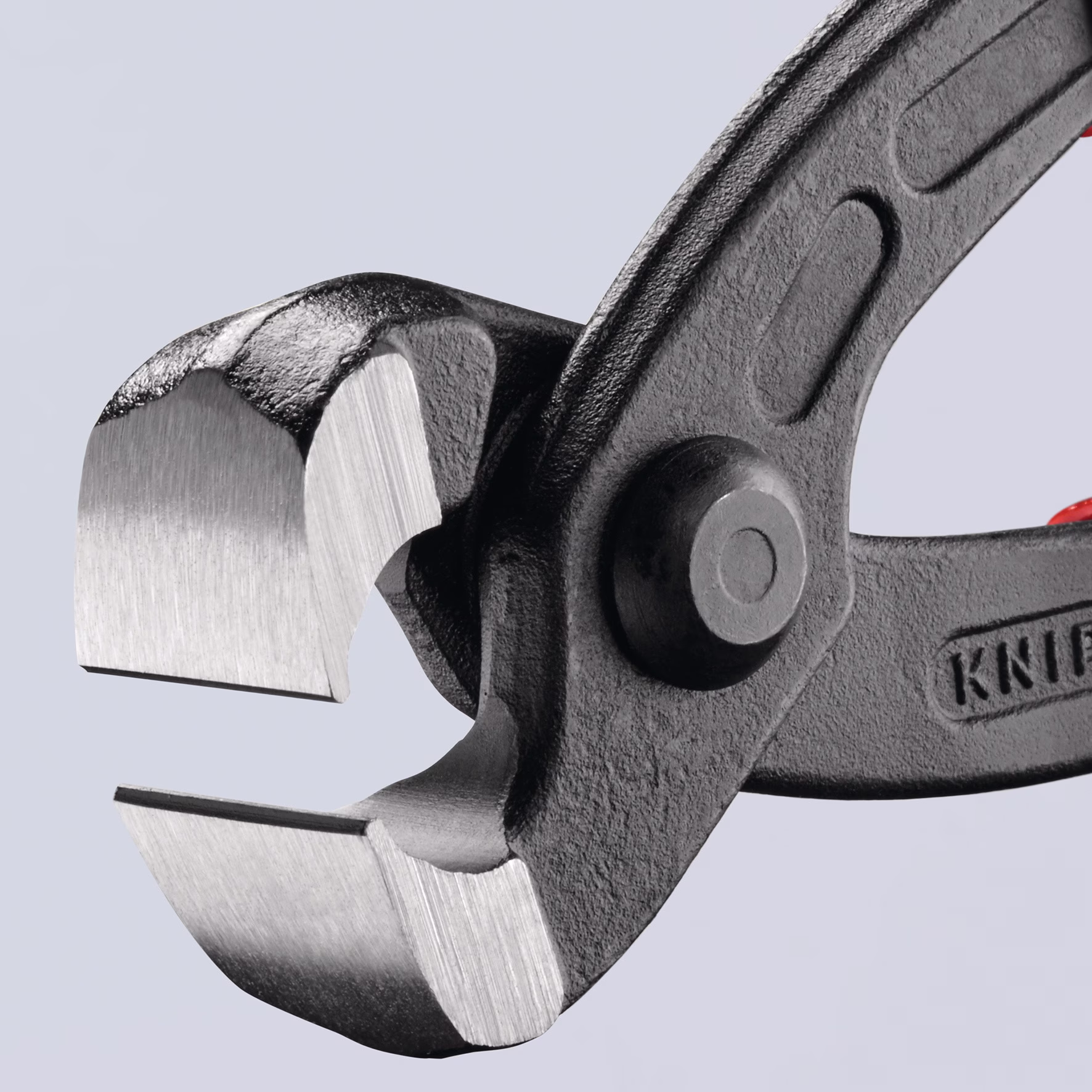 Ohrklemmenzange Gesamt-L.220mm Kopf schwarz atram.Kunststoff-Überzug