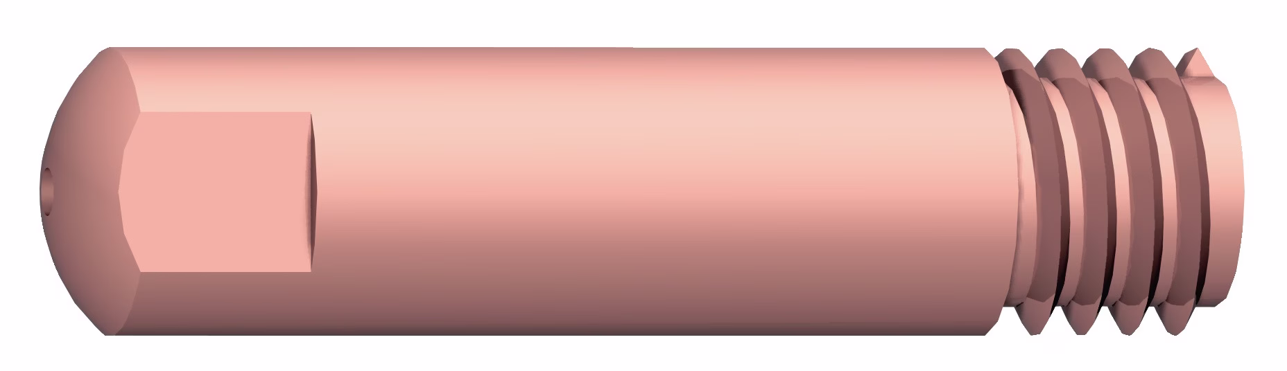 Stromdüse Draht-Ø 0,6mm M 6 L.25mm E-Cu