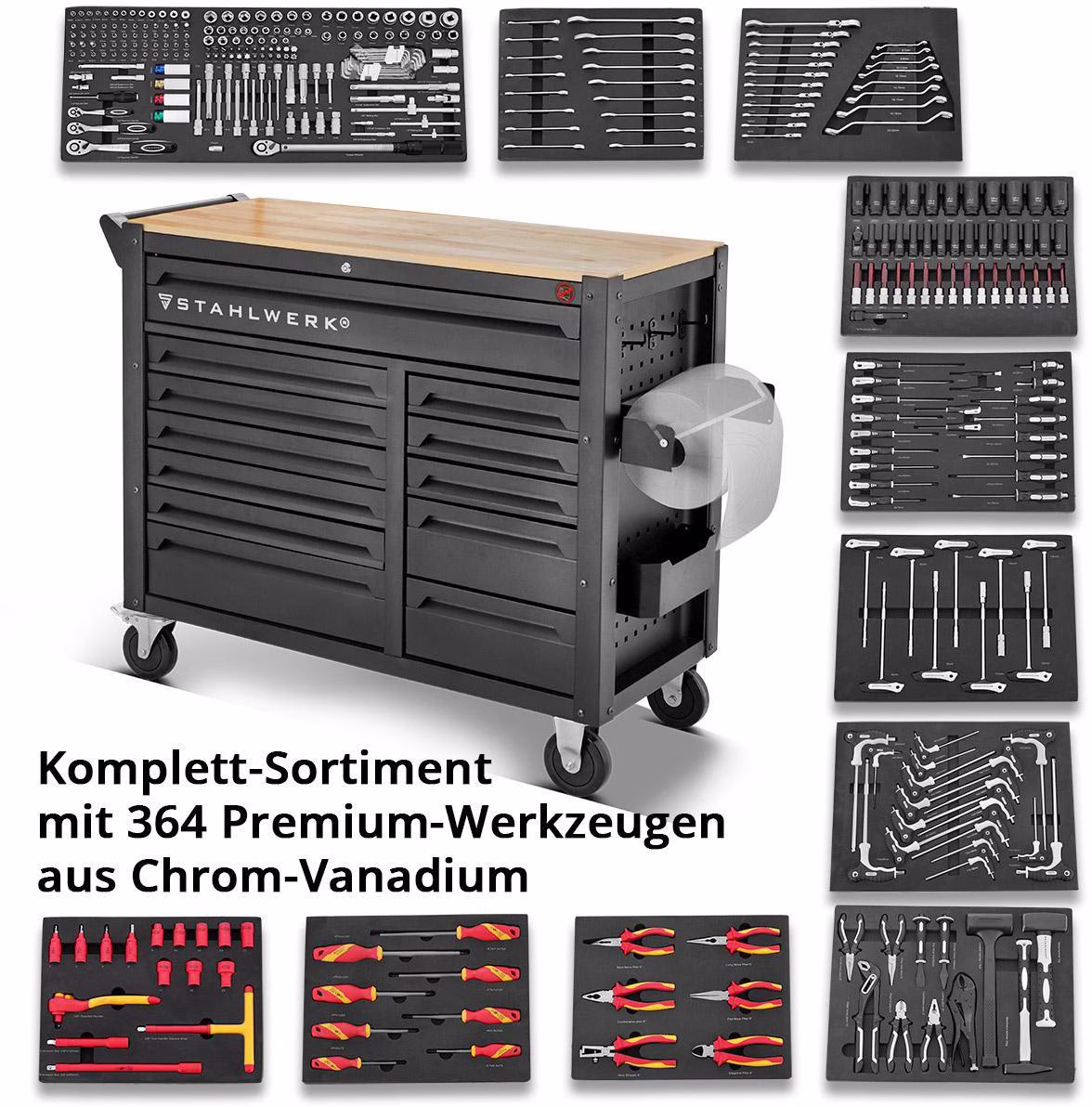 Wkz.wagen 364 Werkzeuge 12 Schubl