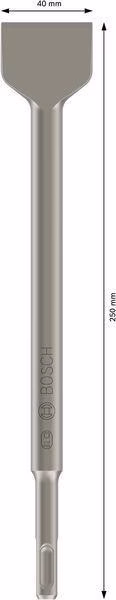 Spatmeißel Gesamt-L.250mm Schneiden-B.40mm SDS-plus 5er Pk