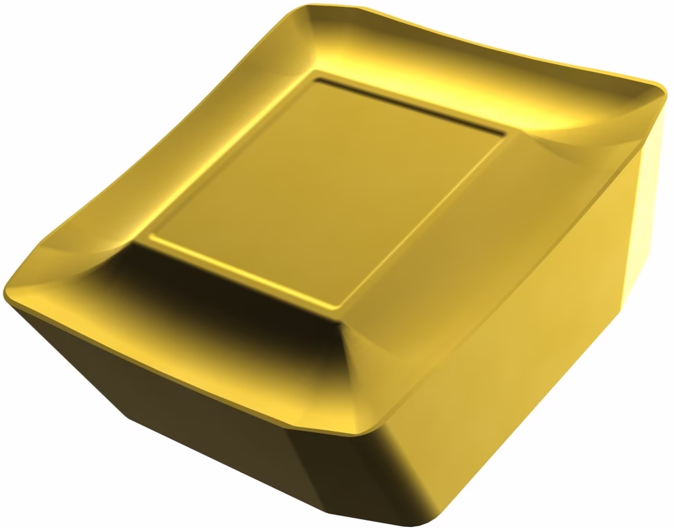 Fräswendeschneidplatte ISO SPKR Tiefe PVD beschichtet Gold