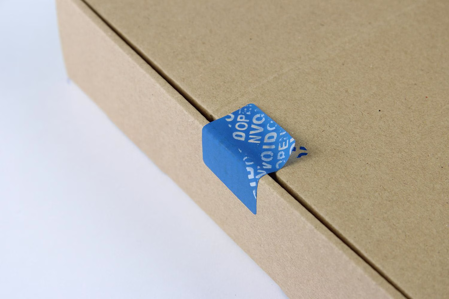 Sicherheitsetiketten Maße 38x32mm blau 500St./Rolle