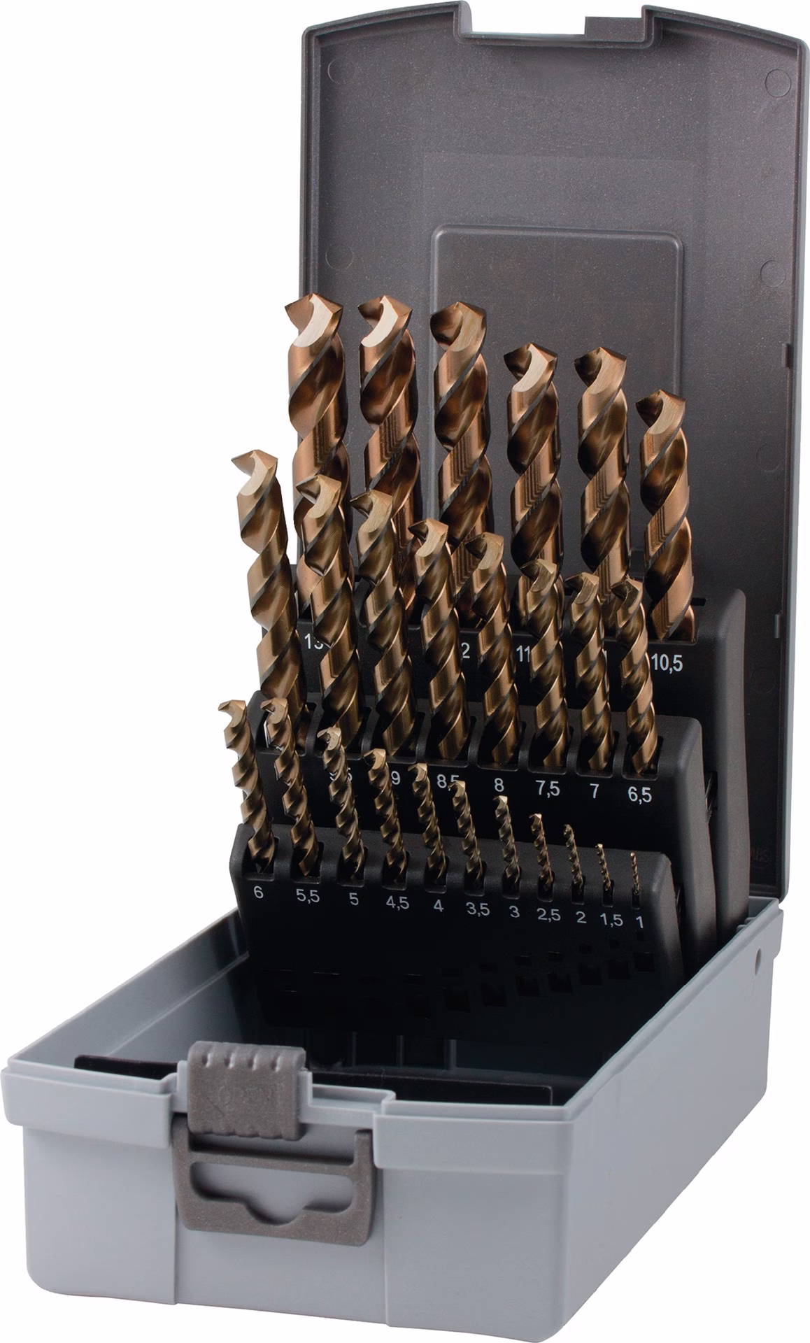 Spiralbohrer-Satz DIN 338 UNI HSS-Co5