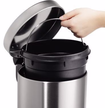 Tretabfalleimer Design Classic H2403500 12l Edelstahl