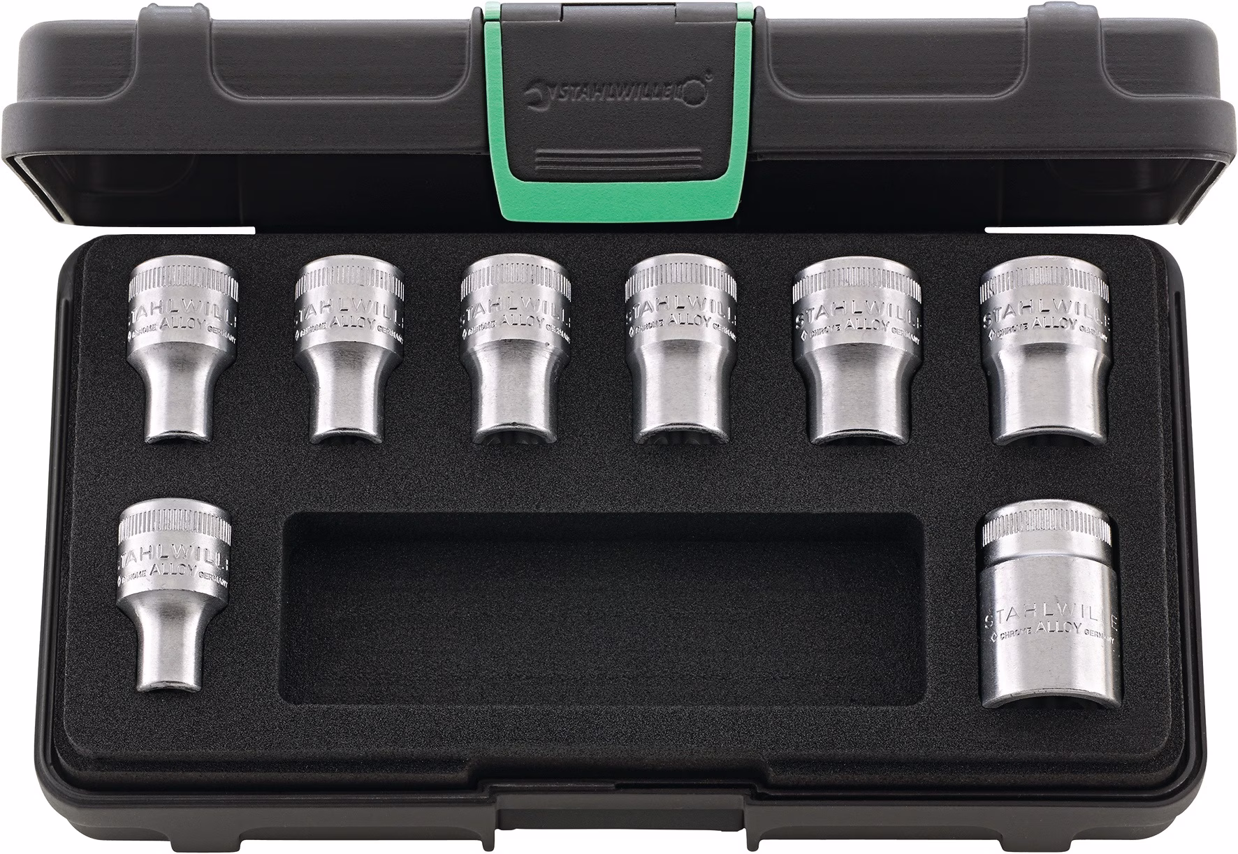 Steckschlüsselsatz 50TX/8 8-tlg.1/2 Zoll f.Außen-TORX®-Schrauben