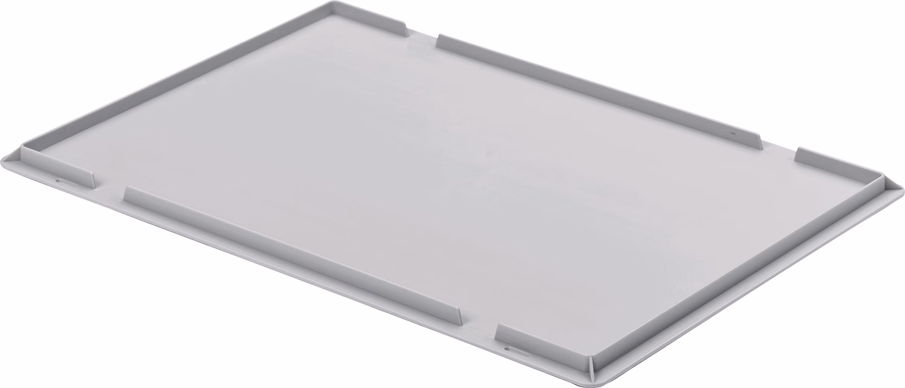 Auflagedeckel L600xB400mm hellgrau PP f.Beh.600x400mm