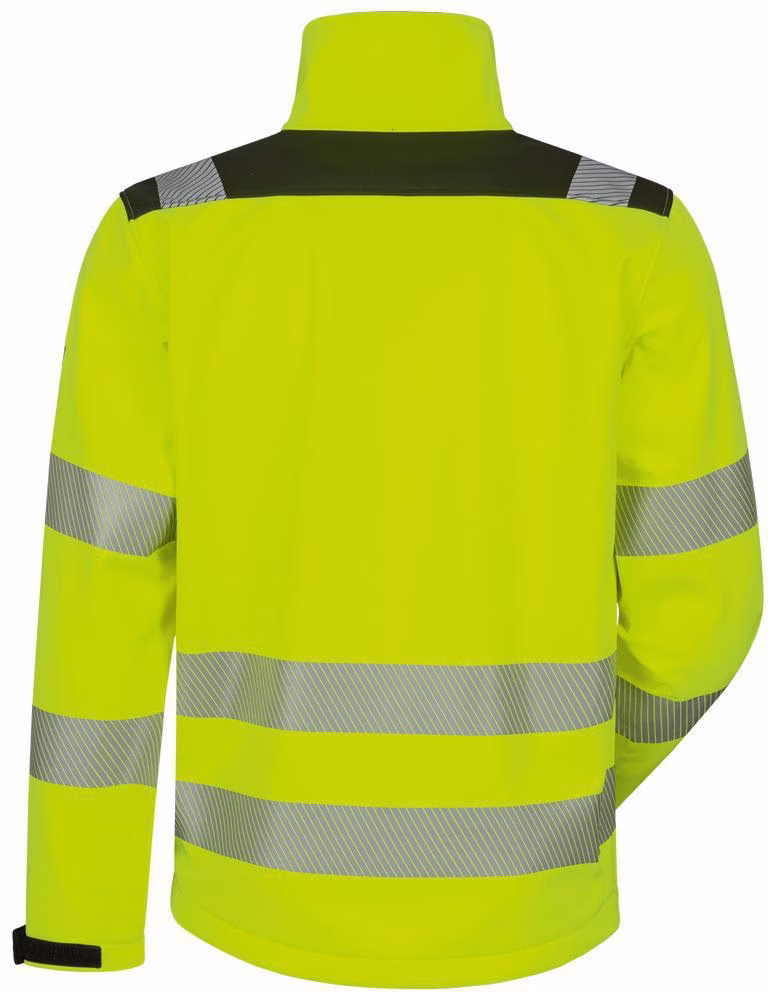 Warnschutz-Softshelljacke RYAN Gr.L (54/56) gelb/schwarz