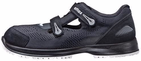 Sicherheitssandale RUNNER 145 Gr.38 W.10 schwarz/weiß S1P SRC ESD