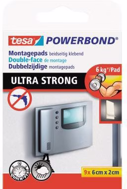 Klebepad Powerbond Ultra Strong 55790-00001 9 St./Pack.