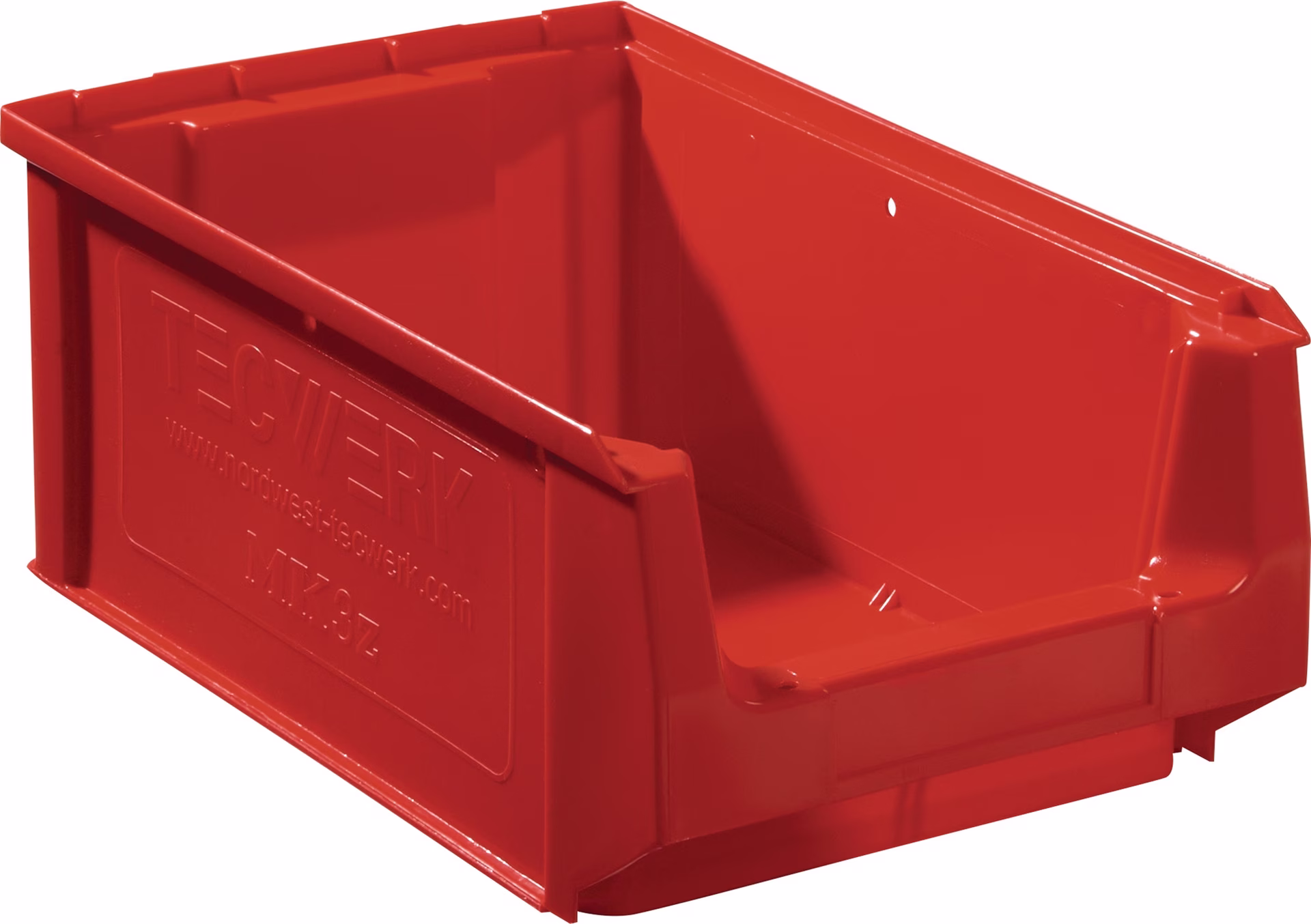 Sichtlagerkasten L350/300xB210xH140mm PE rot