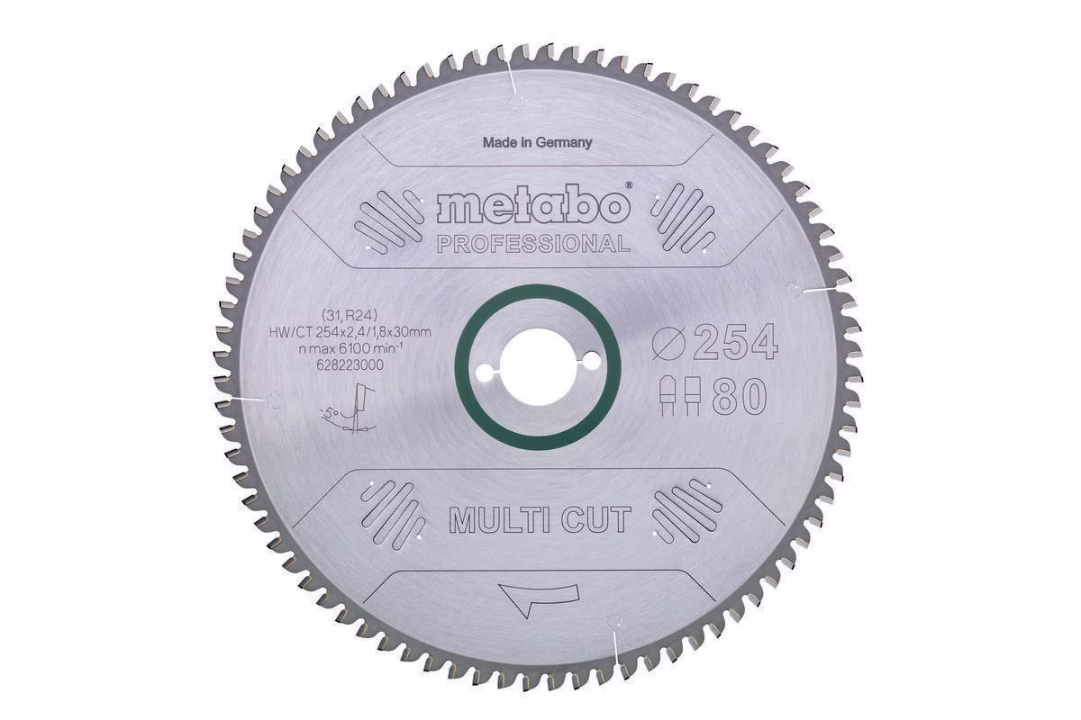 Kreissägeblatt multi cut professional HW/CT 254x30x2,4/1,8 D254xB2,4x30mm 80Z.