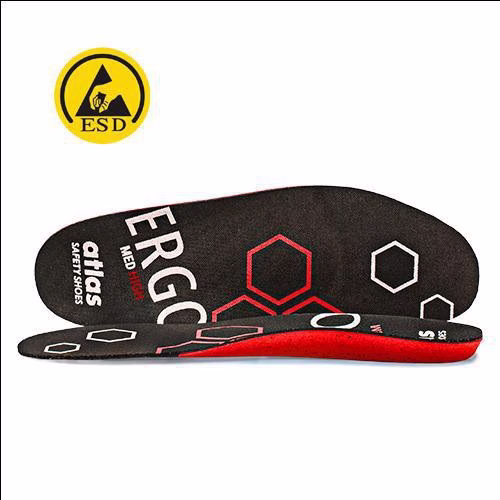 Einlegesohle ERGO-MED red black