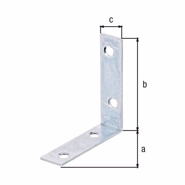 Stuhlwinkel L.60x60mm B.16mm S.1,75mm STA sdmverz.Loch-D.5,5mm