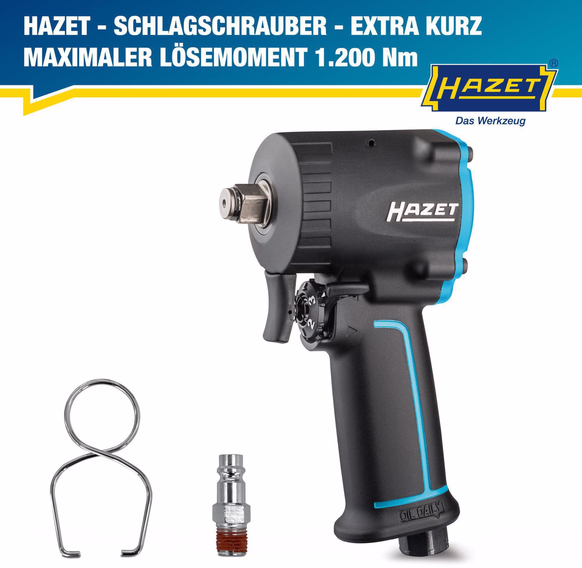 Druckluftschlagschrauber 9012M-1 12,5mm (1/2Zoll) A4-kt.678 Nm