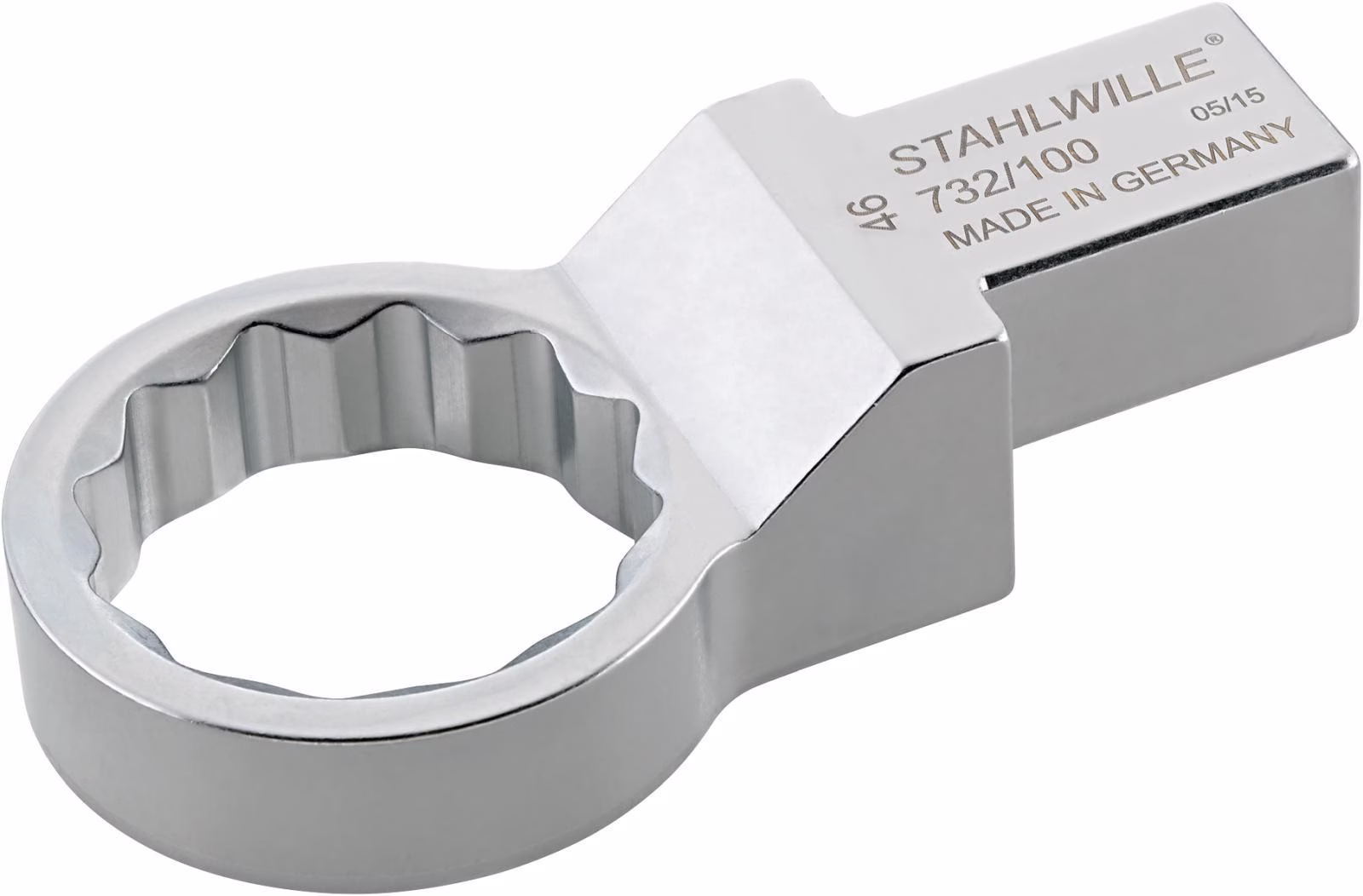 Ring-Einsteckwerkzeug 732/100 SW 22x28mm CV-Stahl
