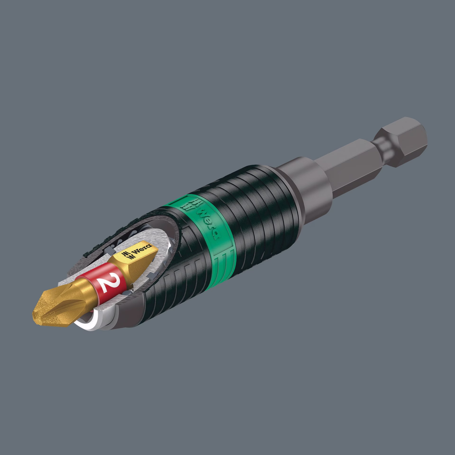Bit 840/1 BTZ Hex-Plus Innen-6-kant SW2mm 6-kantantrieb1/4Zoll L.25mm BiTorsion