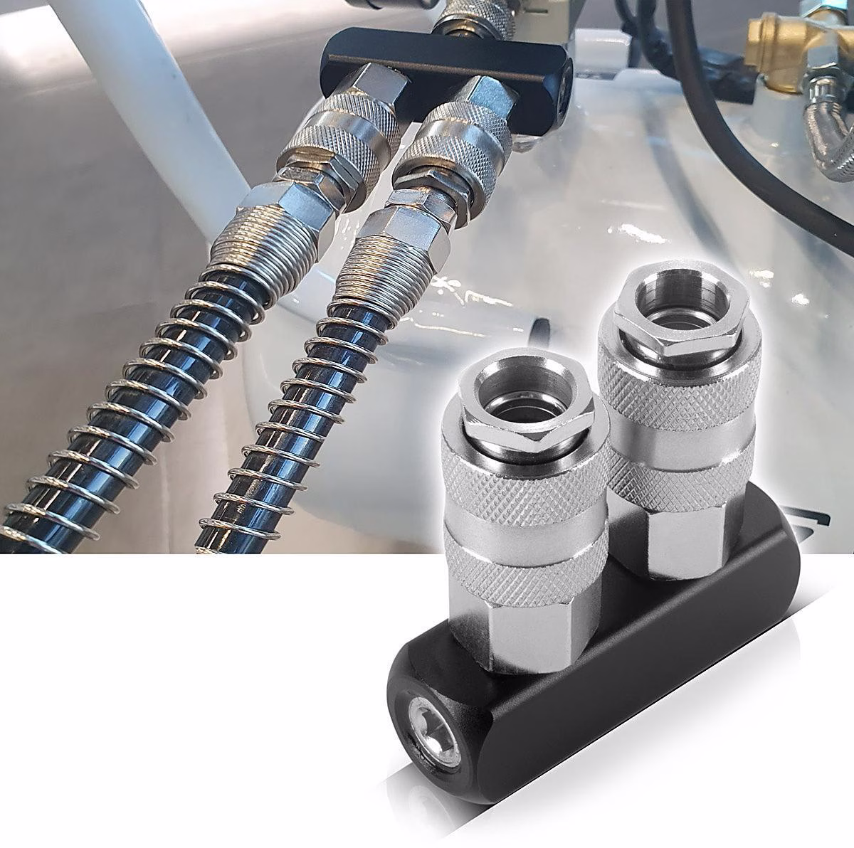 Druckluftverteiler 2-fach