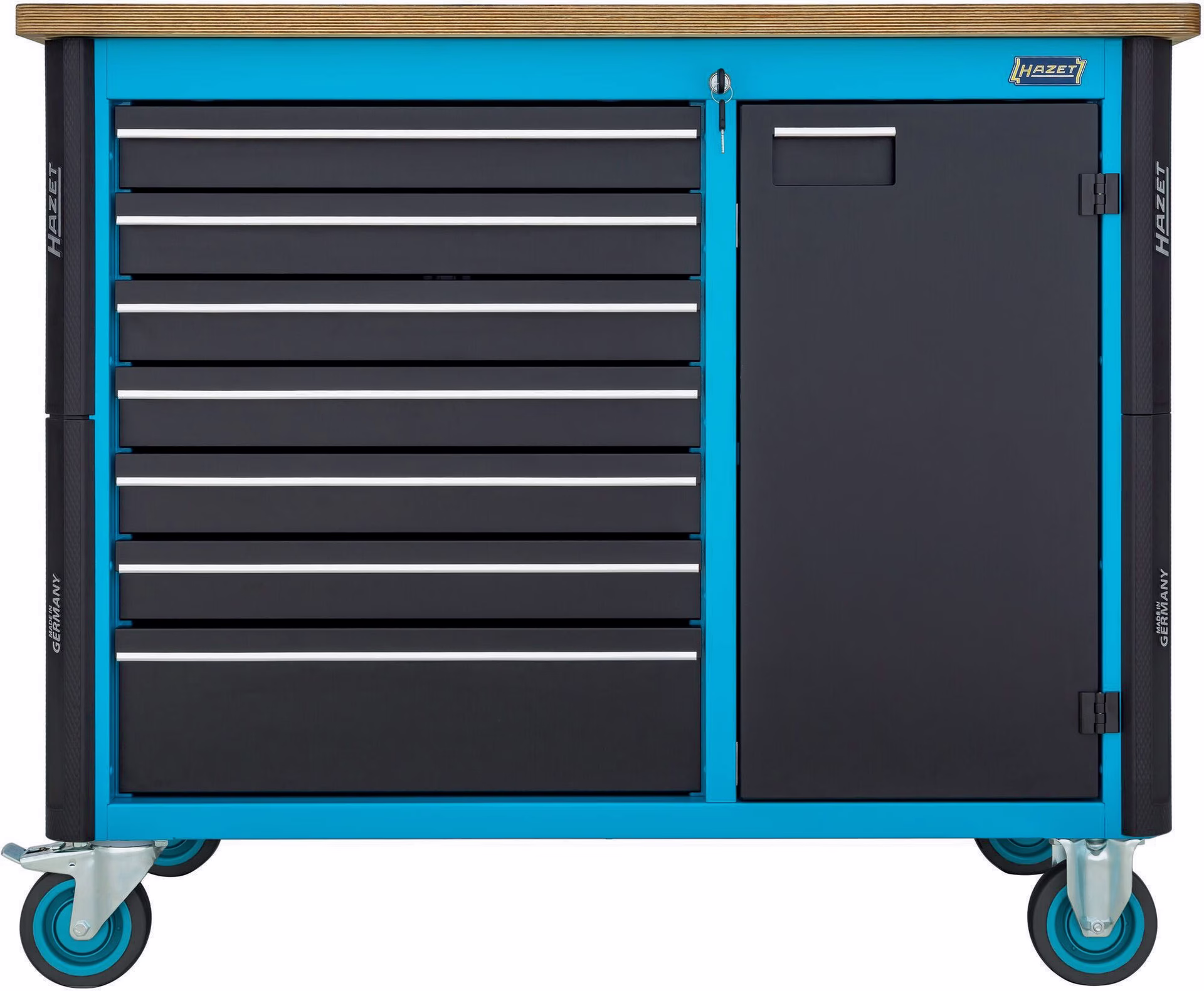 Wkz.wagen 179NW-7 B1150xT600xH964mm 450kg 7 Schubl.unbestückt Stahlbl
