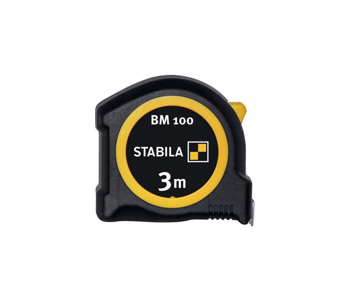 Taschenrollbandmaß BM 100 L.3m B.16mm mm/mm EG II ABS/TPE Metall-Clip