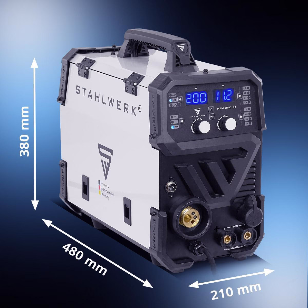 Inverterschweißgerät MTM-200 ST Einzelgerät m.Zub.3m