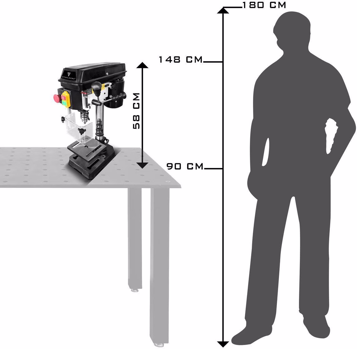 Säulenbohrmaschine BD-350 ST B16
