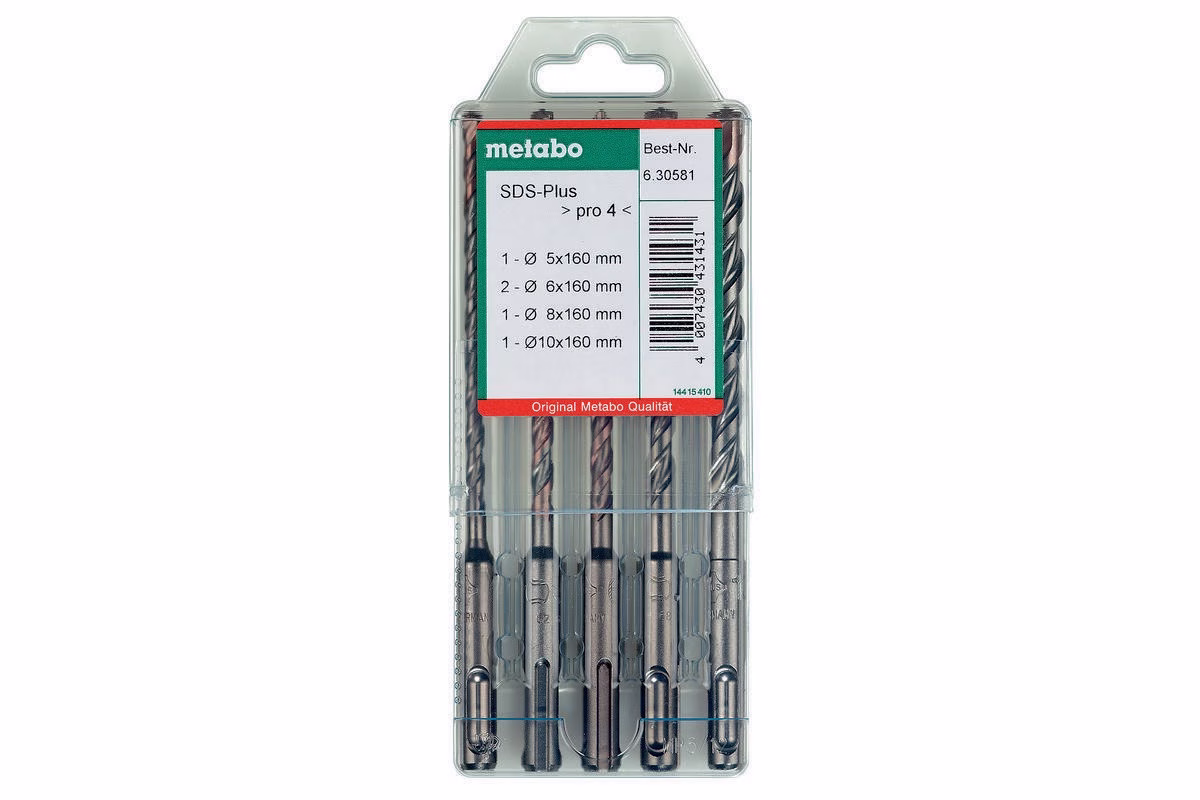 Hammerbohrersatz SDS-plus Pro 4 Ku.-Kass