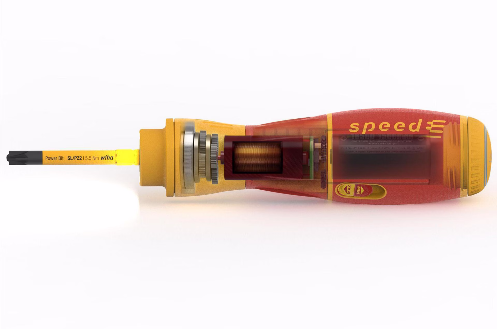 Schraubendreherset speedE® II electric 6-tlg.Akku Schlitz/(+/-Schlitz/PZD)