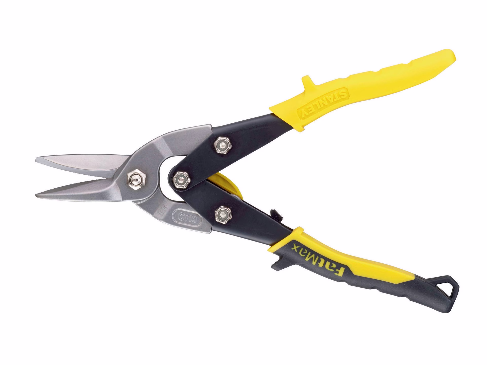 Blechschere MAXSTEEL® L.250mm ger.Blech max.1,2mm VA max.0,7mm