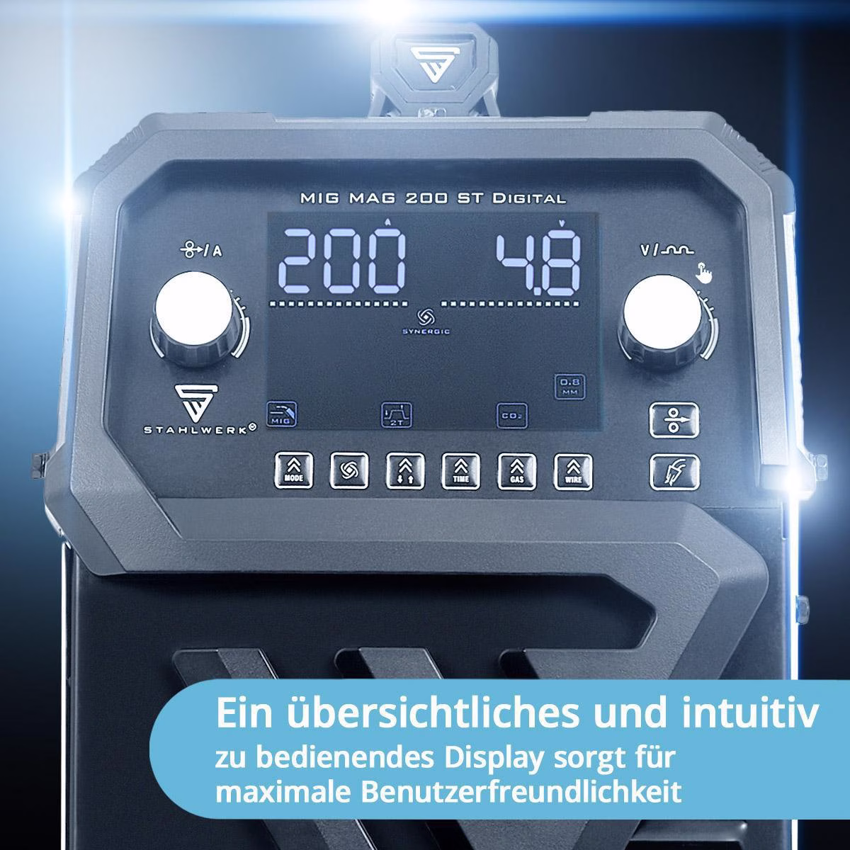 MIG/MAG-Schweißanlage MIG MAG 200 ST Digital m.Zub.20-200 A gasg