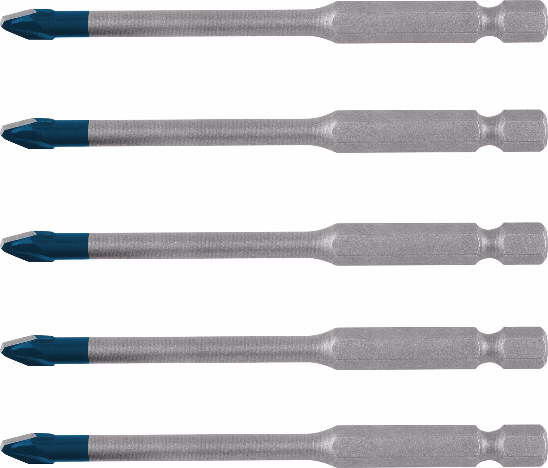Keramikbohrersatz Expert HardCeramic HEX-9 5-tlg.6mm Schaft 6-kant