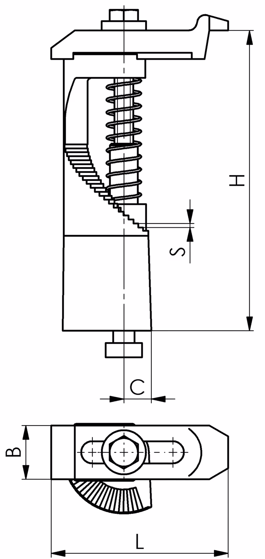 Stufenpratze Nr. 7000 Gr. 1x12mm