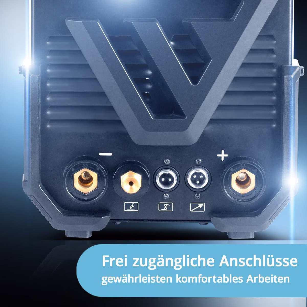 Schutzgasschweißgerät AC/DC WIG 200 Puls Pro Digital Einzelgerät m.Zub