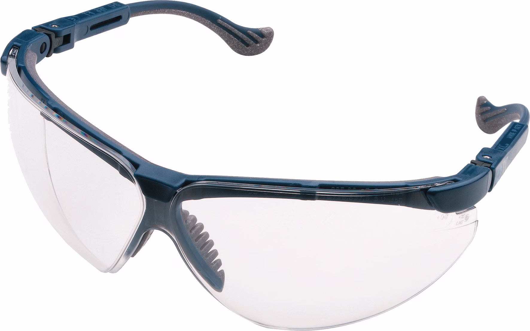 Schutzbrille XC EN 166-1FT Bügel blau,Scheiben klar PC