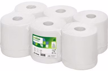 Satino Handtuchrolle 317040 20x35cm 300m 1lg RC hw 6St.