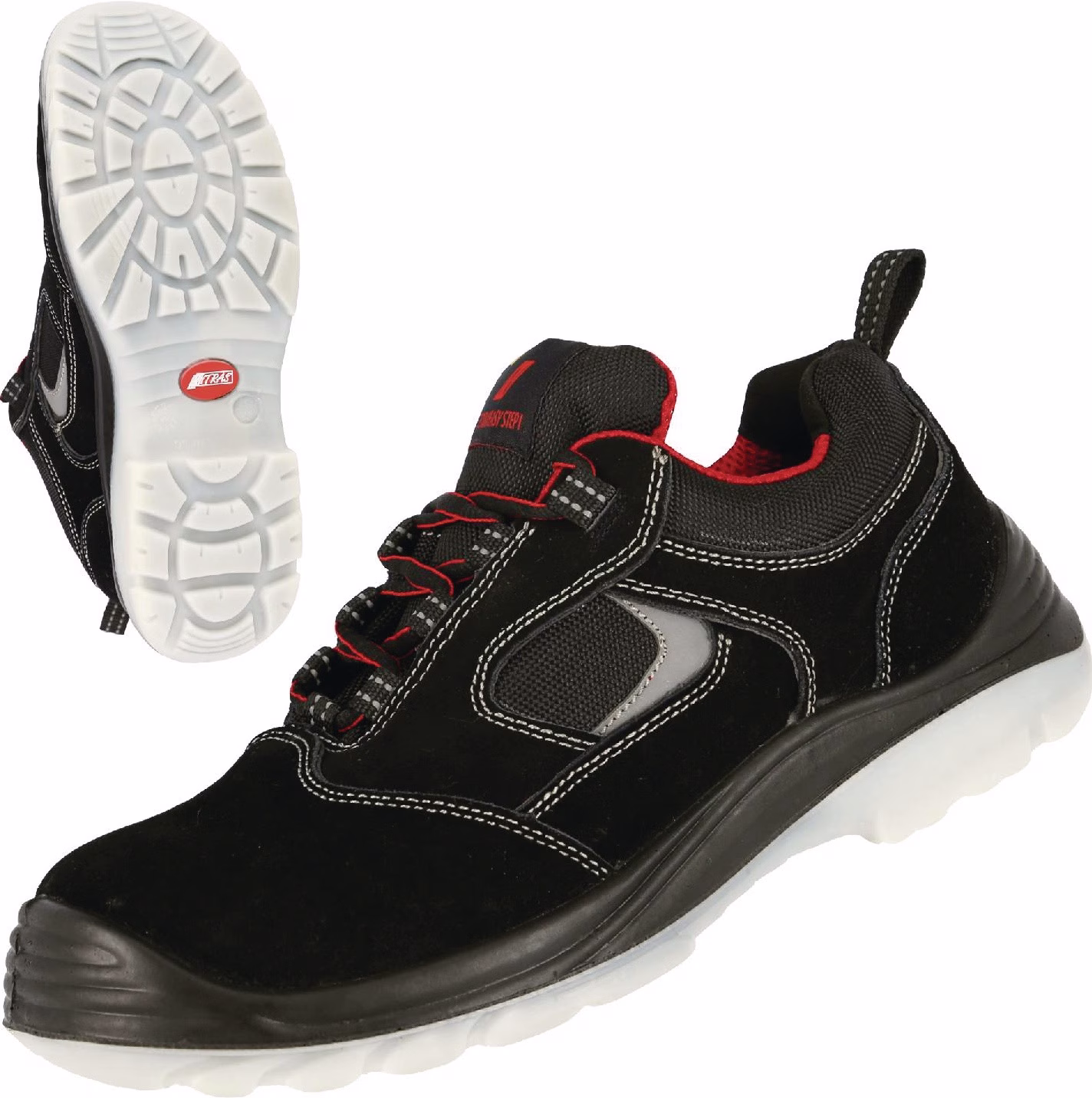 Sicherheitsschuh EASY STEP Gr.45 W.11 schwarz S1P SRC EN20345 Leder