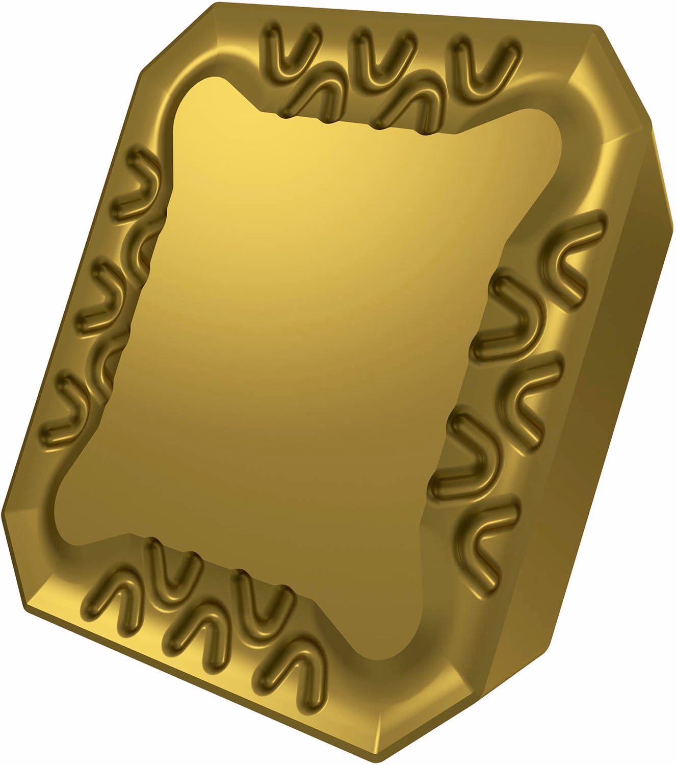 Fräswendeschneidplatte ISO SEER Tiefe PVD beschichtet Gold