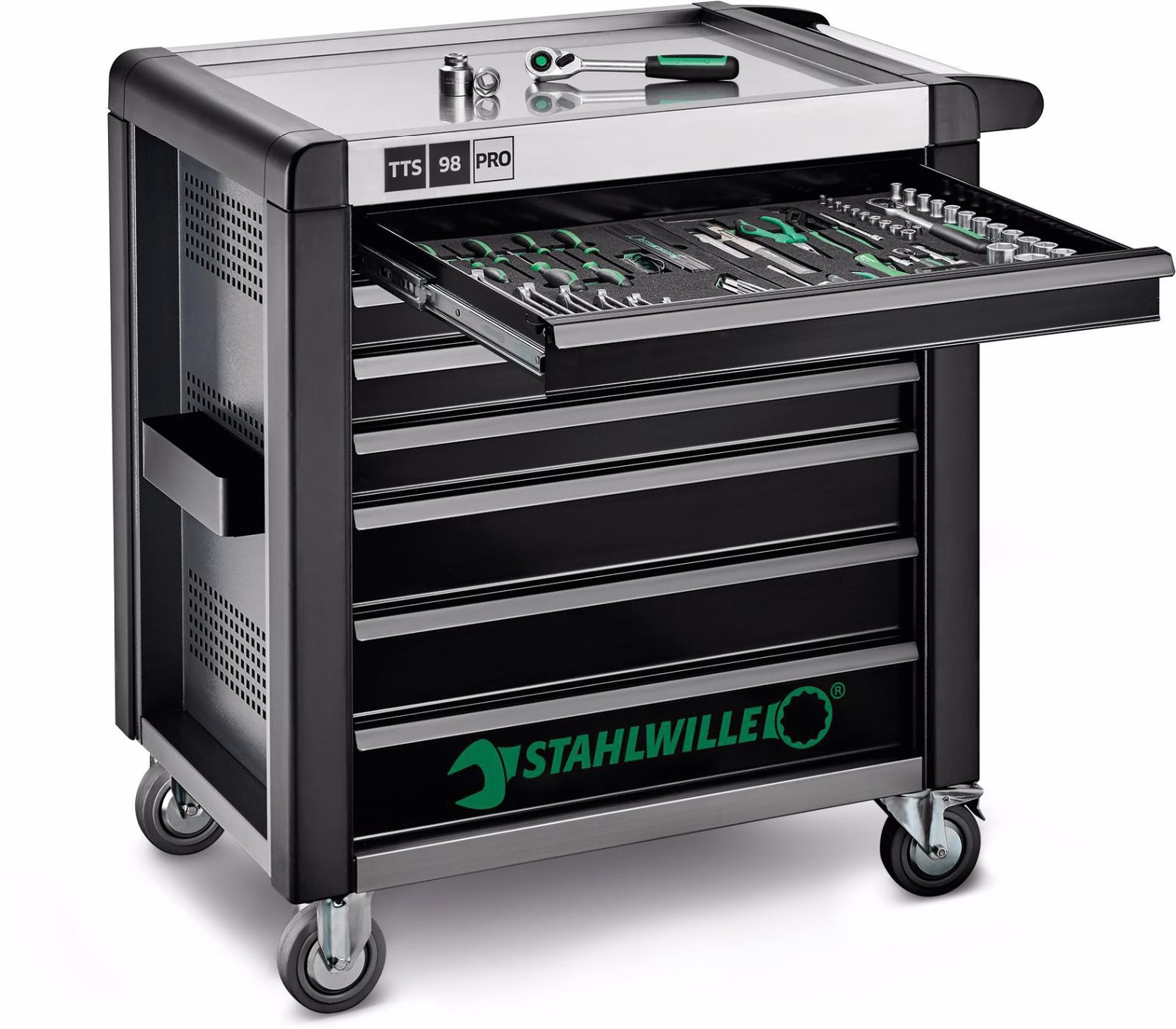 Werkstattwagen 98/7 PRO B651xT1001xH1020mm 1400kg 7 Schubl.