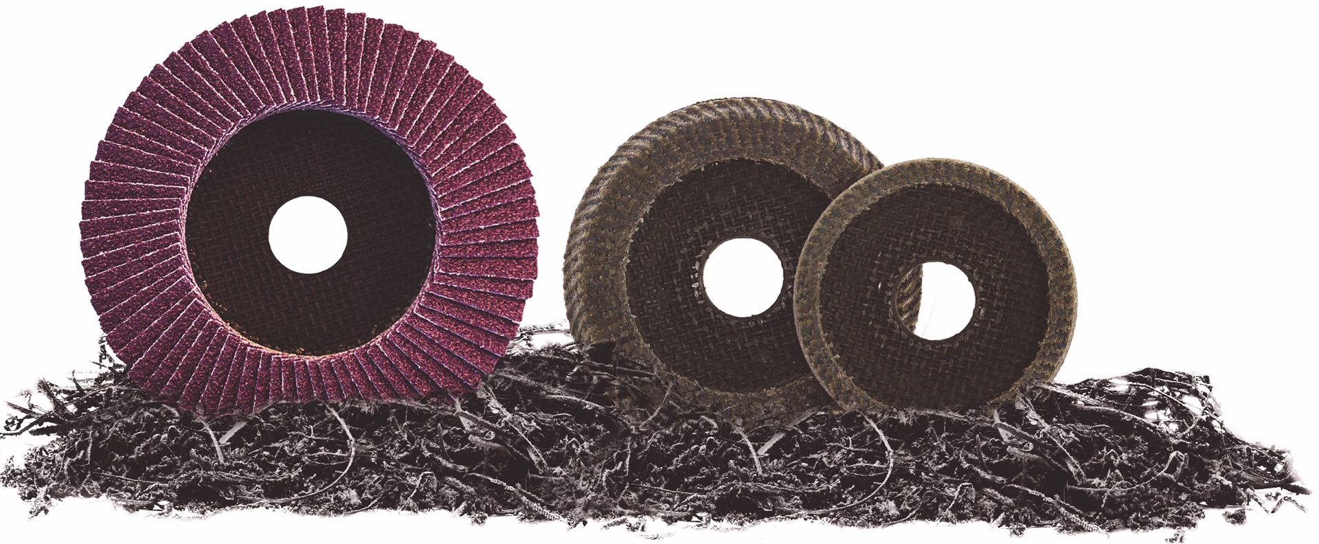 Fächerscheibe TRIMFIX® BLACK MAMBA® D.115mm K.40 kon.Stahl/Edelstahl Zirkon