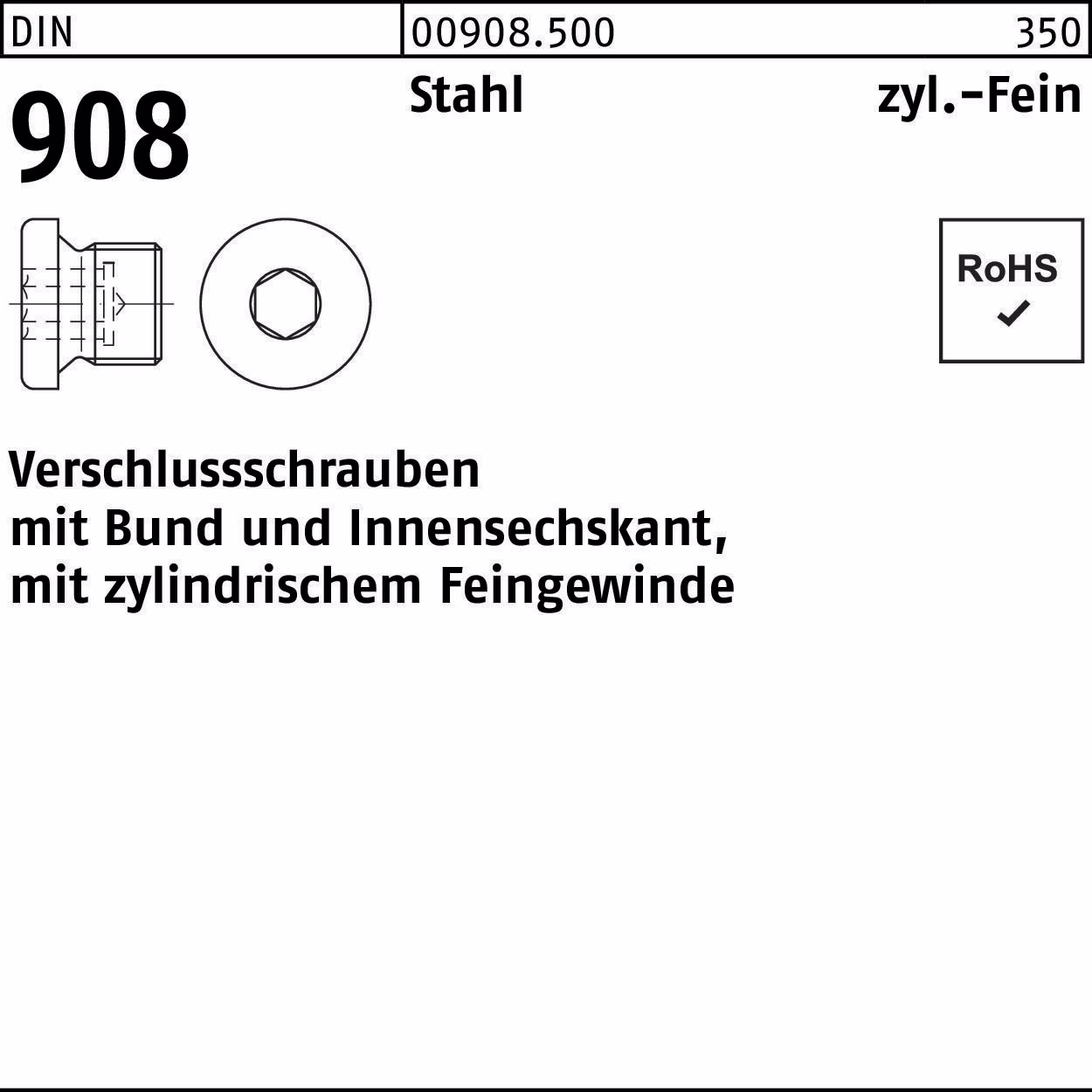 Verschlußschraube DIN 908