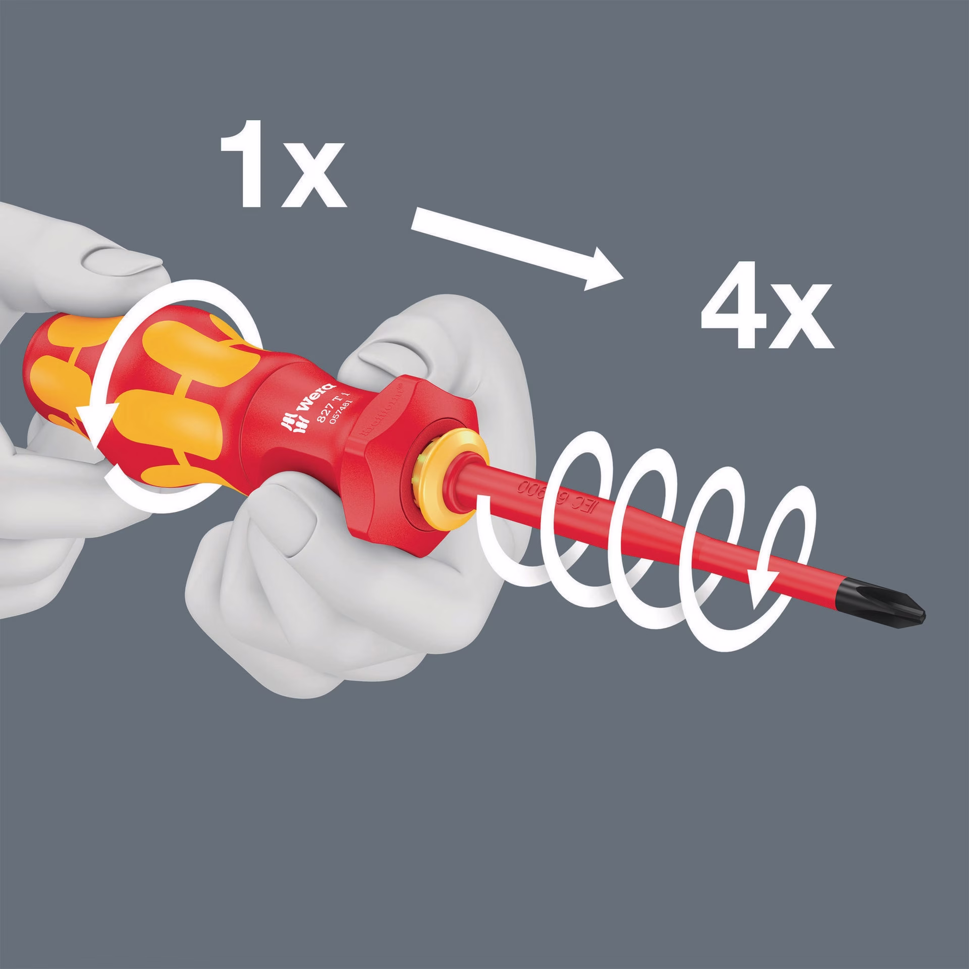 Schraubendrehersatz 16-tlg.Kraftform Kompakt Turbo i 1 Tool Finder